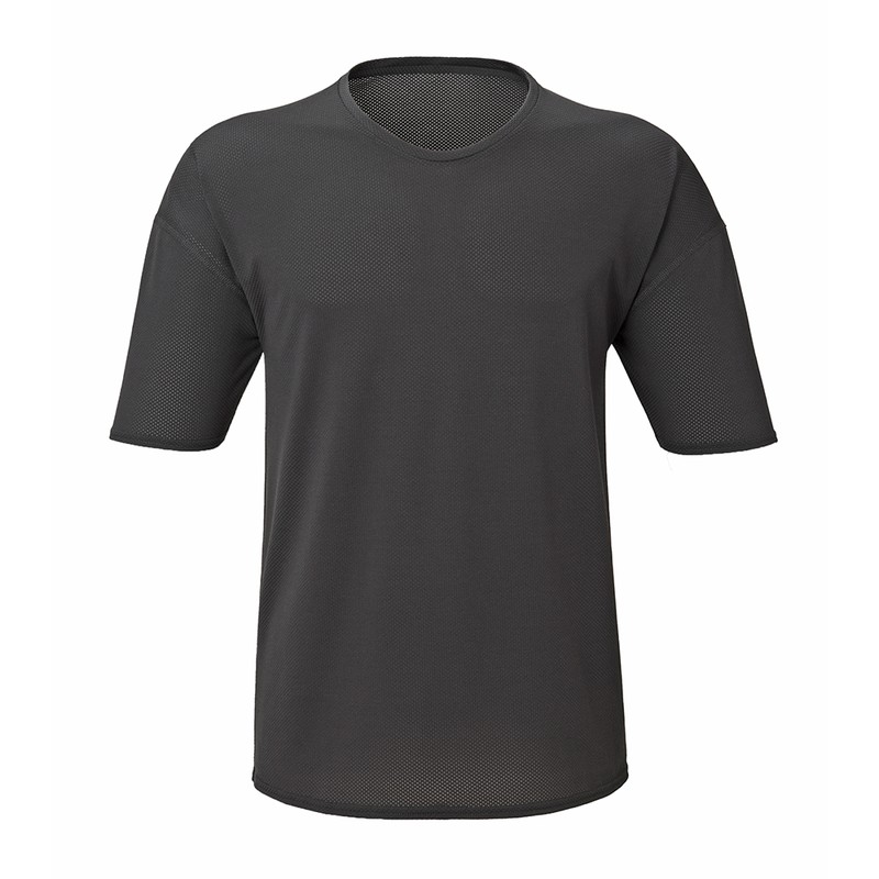 アクシーズクイン 凌 SHINOGI ウロコシャツ 半袖 スミイロ [シノギ]