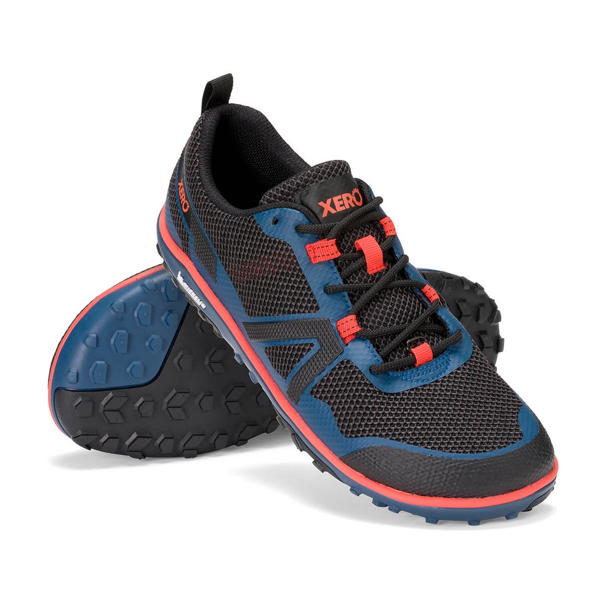 Xero Shoes Mens スクランブラーロウ レジオン ブルー / オレンジ [ゼロシューズ]