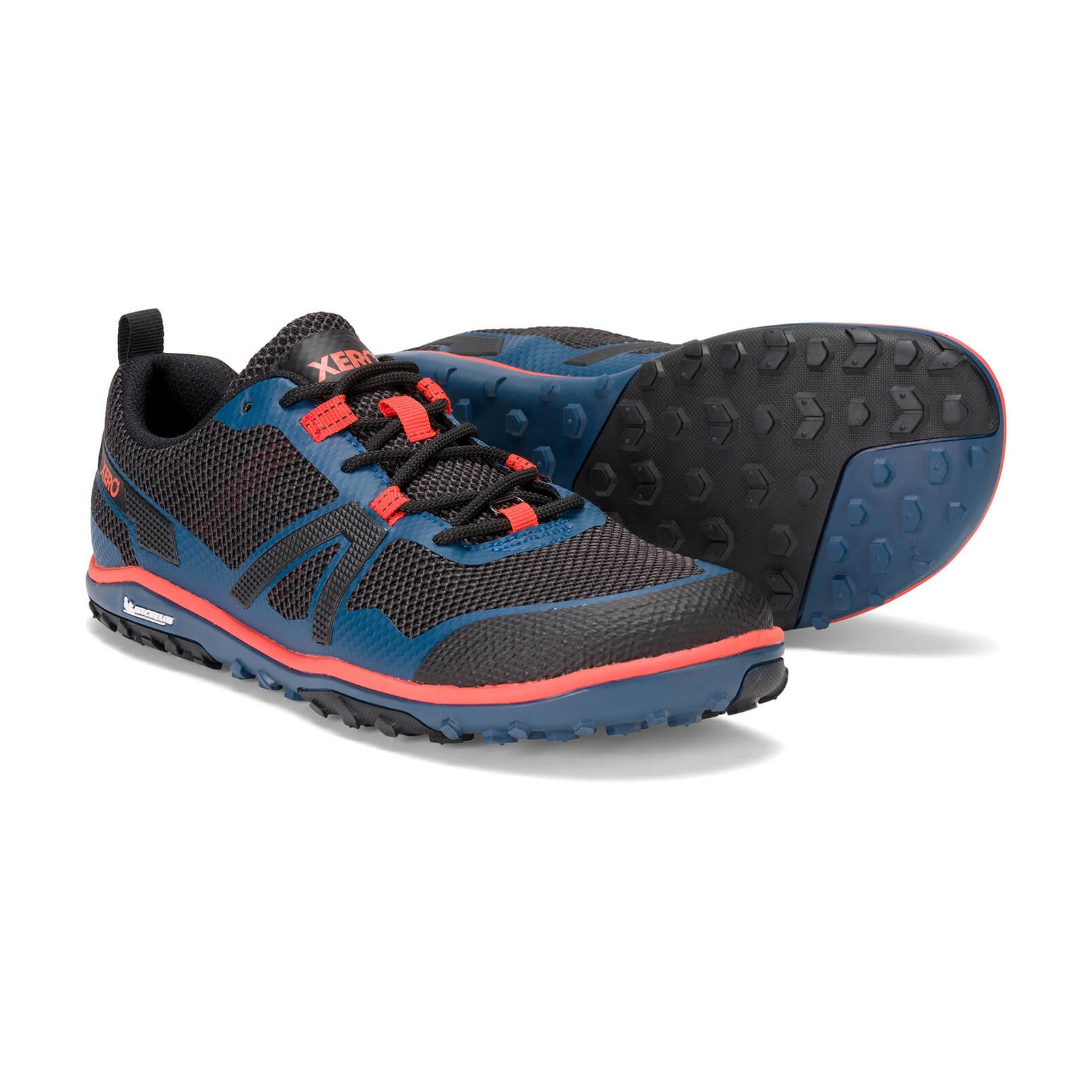 Xero Shoes Mens スクランブラーロウ レジオン ブルー / オレンジ [ゼロシューズ]