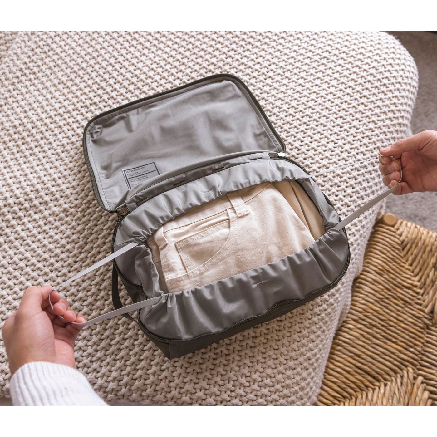 [当日出荷可] EVERGOODS TPC10 - Transit Packing Cube 10L OD Green [エバーグッズ]