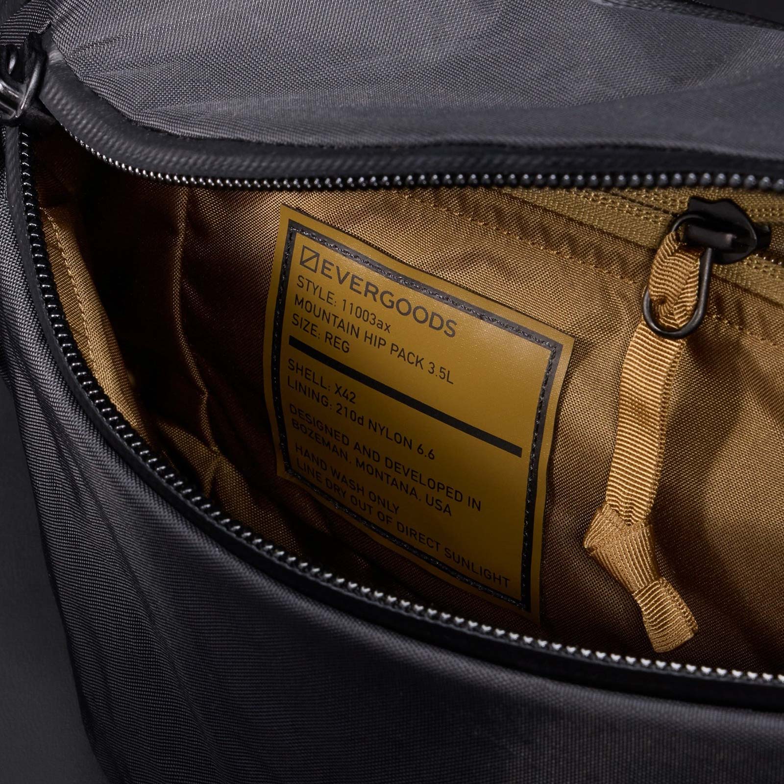 [当日出荷可] EVERGOODS MHP3.5 - Mountain Hip Pack 3.5L X-pac Black Coyote [エバーグッズ]