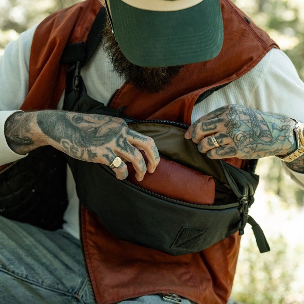 [当日出荷可] EVERGOODS MHP3.5 - Mountain Hip Pack 3.5L X-pac Black Coyote [エバーグッズ]