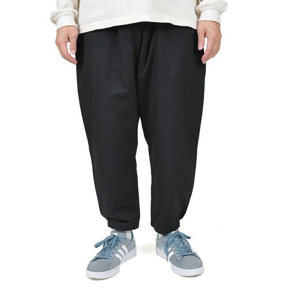 voiry MONK PANTS-WC BLACK [ヴォイリー]