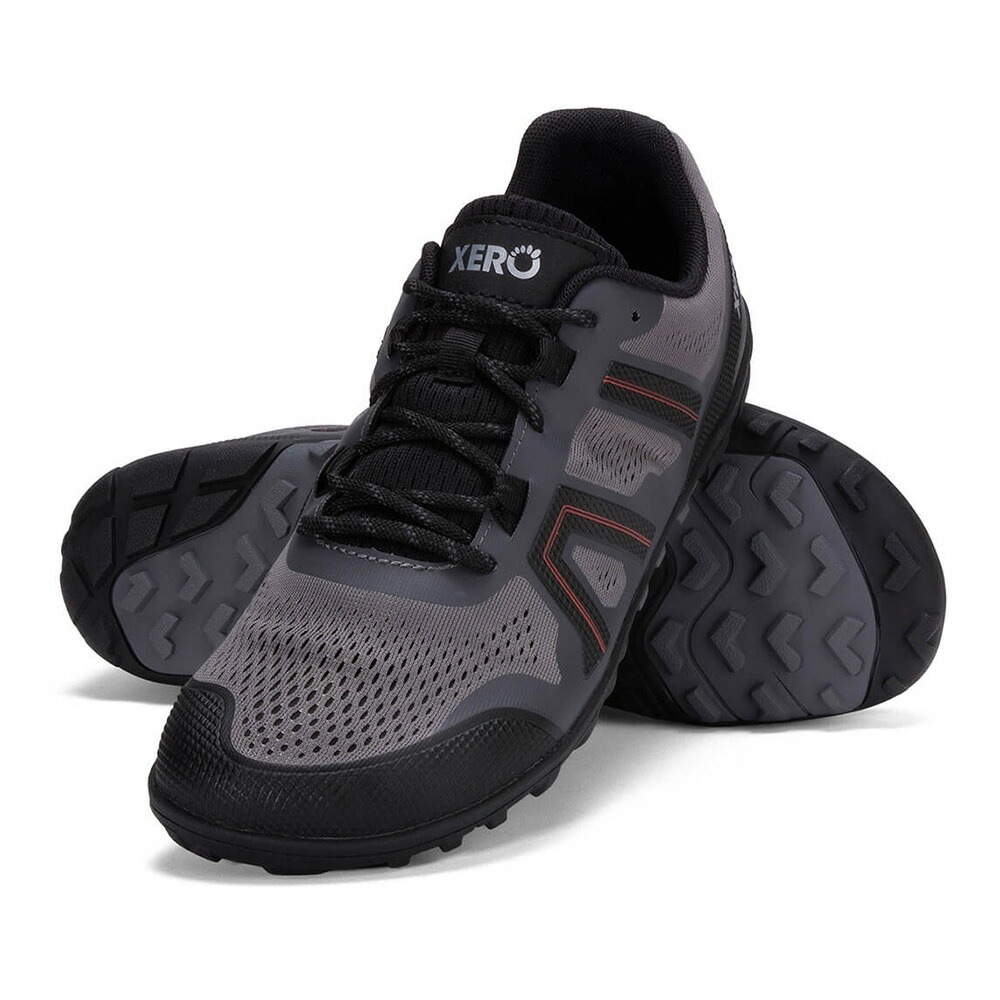 Xero Shoes Mens メサトレイルII スチールグレー/オレンジ [ゼロシューズ]