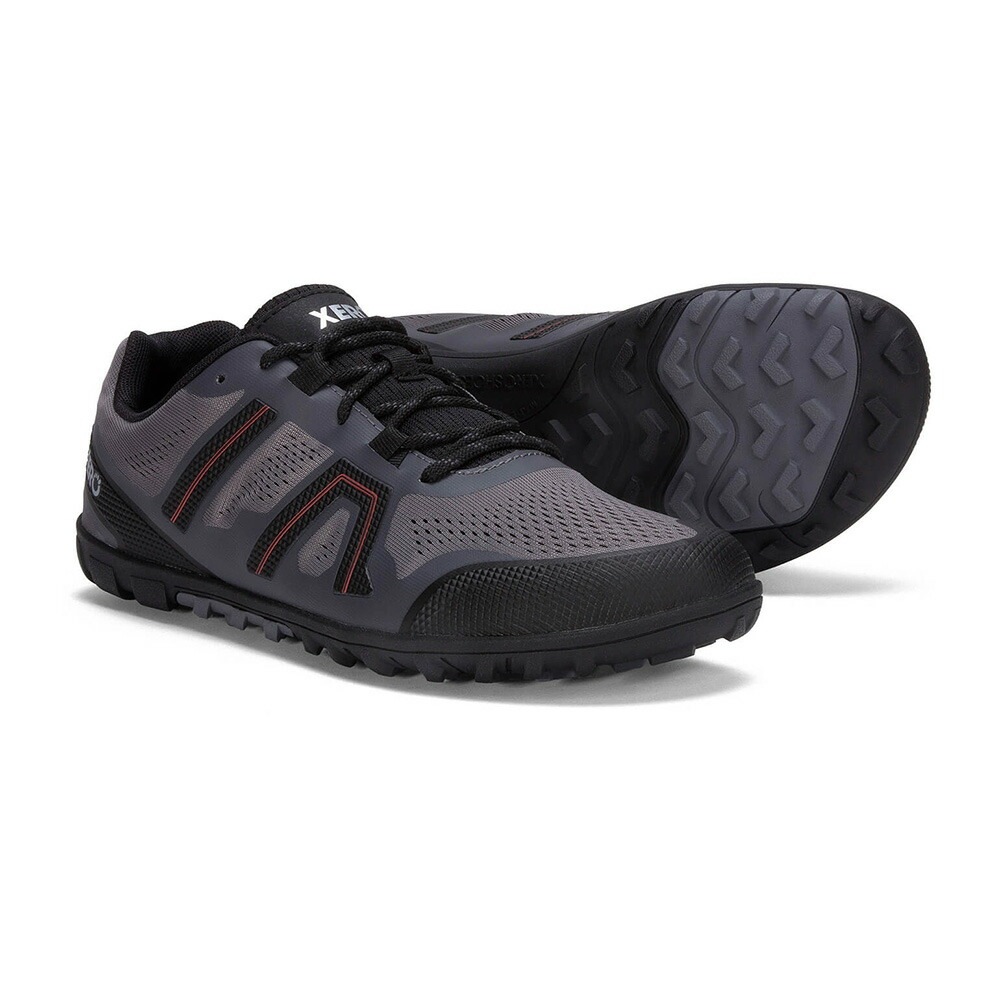 Xero Shoes Mens メサトレイルII スチールグレー/オレンジ [ゼロシューズ]