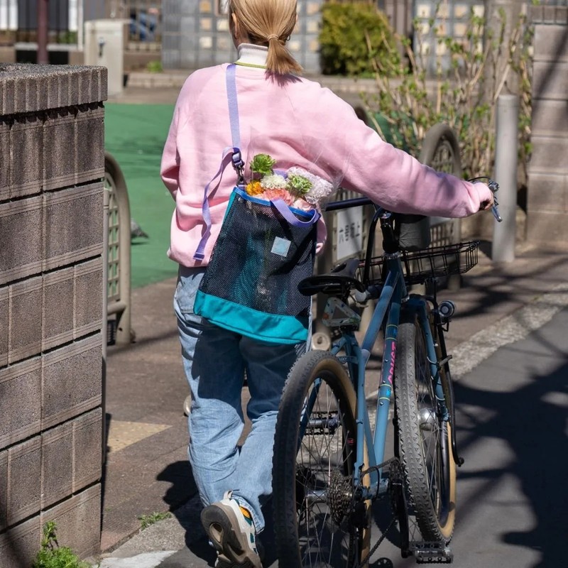 bluelug メッシュパニアバック BLUE LUG* 3way pannier (mesh grey) - BLUE LUG ONLINE STORE