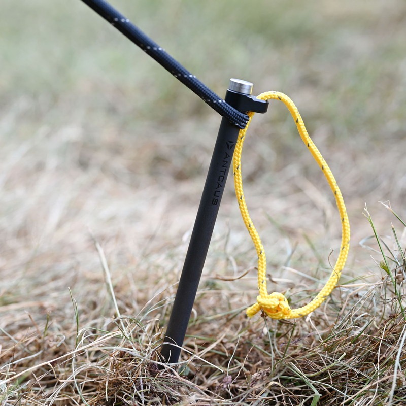 ANTCAUS Carbon Fiber Tent Stake 30cm 6本入スタッフバッグ付き