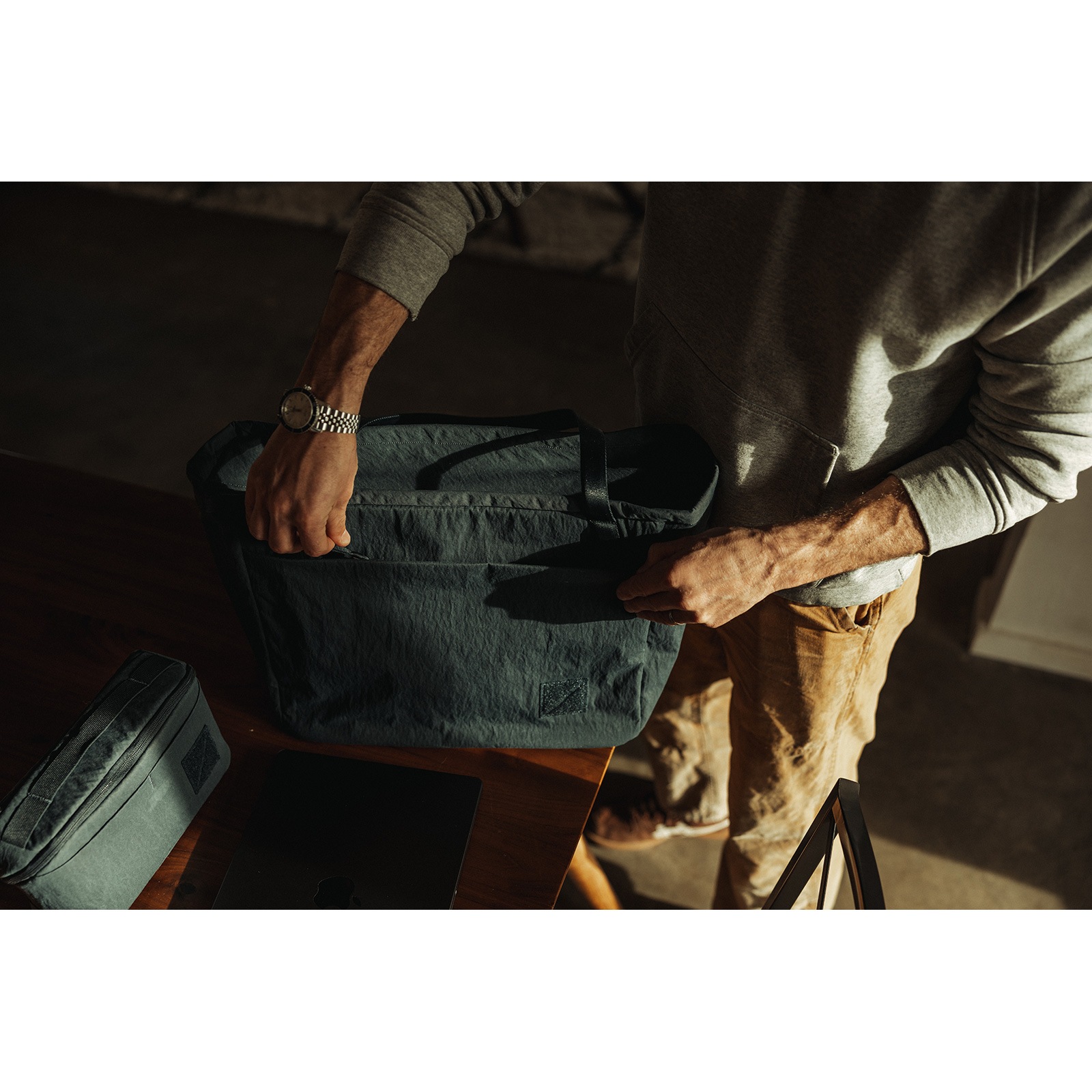 EVERGOODS CDT24 - CIVIC DAILY TOTE 24L KONBU DarkNavy [エバーグッズ]