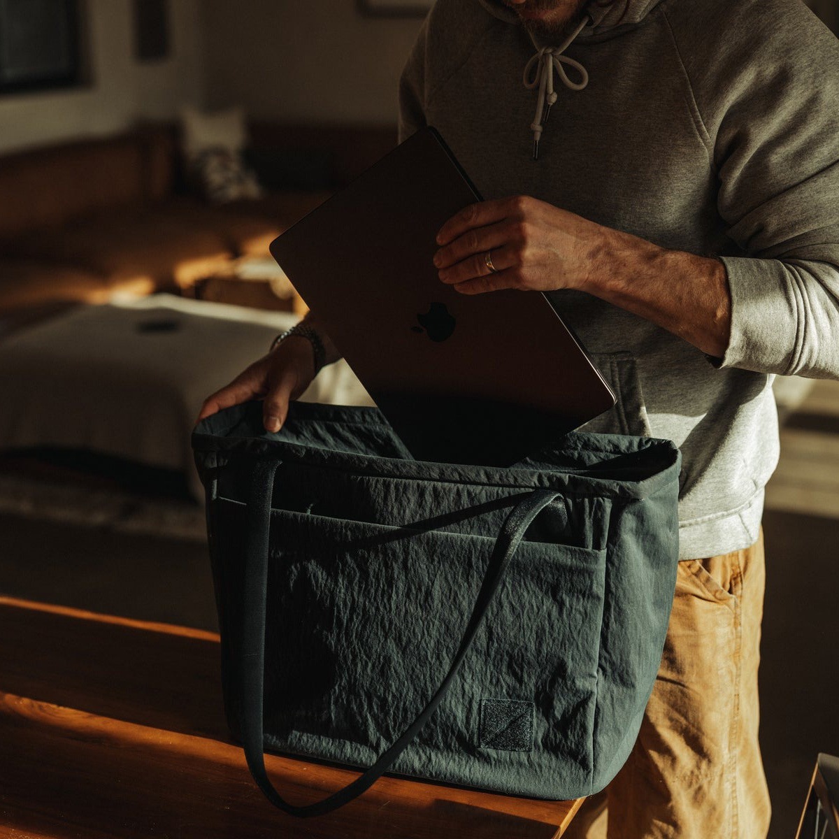 EVERGOODS CDT24 - CIVIC DAILY TOTE 24L KONBU DarkNavy [エバーグッズ]