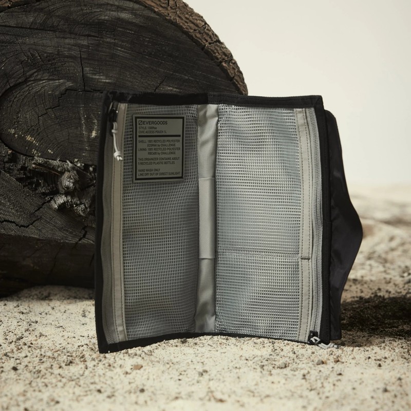 EVERGOODS CAP1 - Civic Access Pouch 1L EcoPak Black [エバー EVERGOODS CAP1 - Civic Access Pouch 1L EcoPak Black [エバー