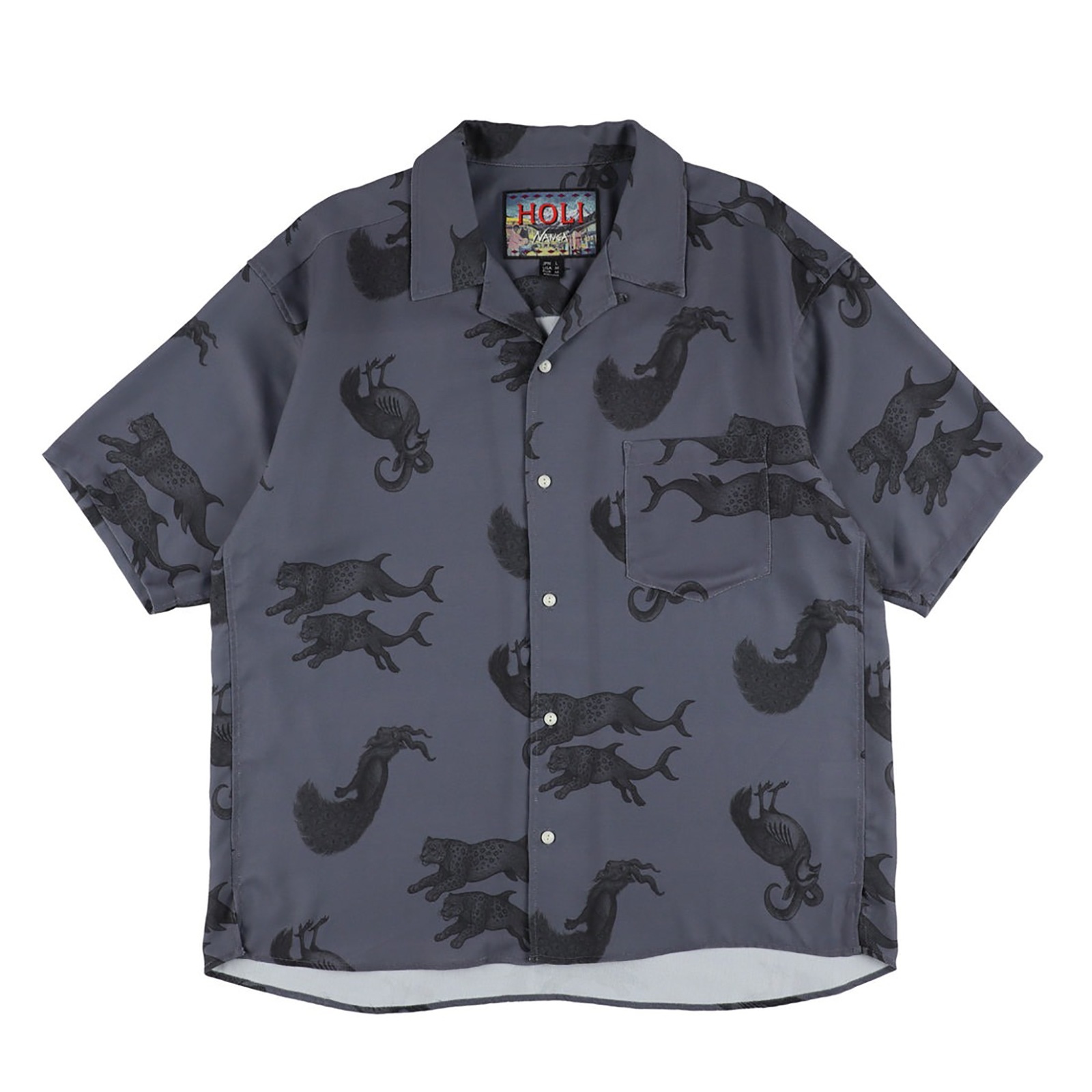 [当日出荷可] NANGA SALUD S/S SHIRT GRY [ナンガ]