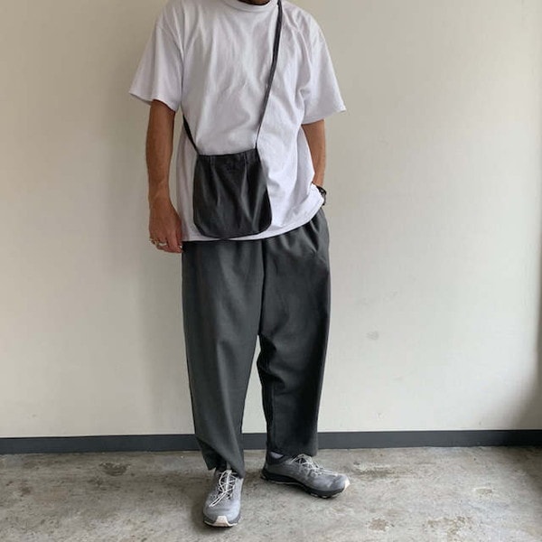 voiry SUNDAY PANTS-LUX MIX GRAY [ヴォイリー]