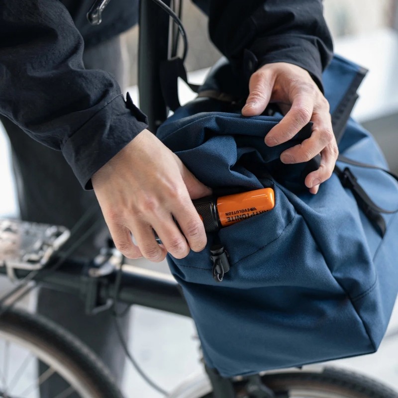 FAIRWEATHER brompton bag mini フレームなし old navy [フェアウェザー]