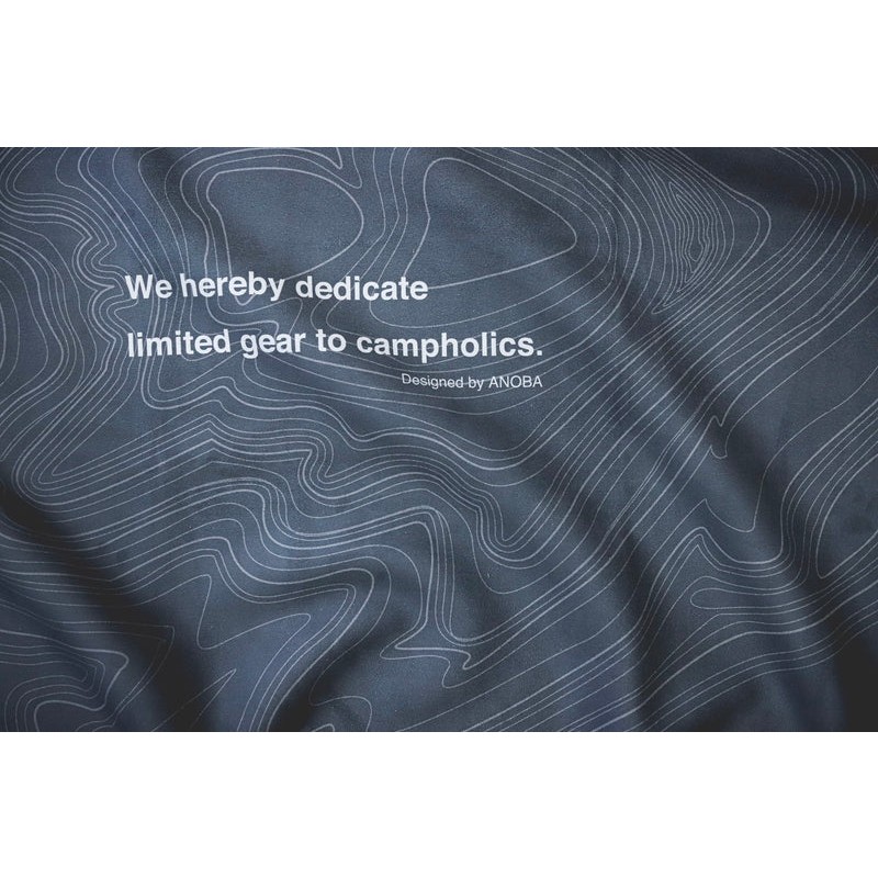 ANOBA ユーティリティラグ ラバーマット 1900 トポグラフィー ブラック