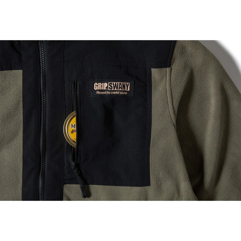 Grip Swany Polartec Fleece Jacket Olive [グリップスワニー]