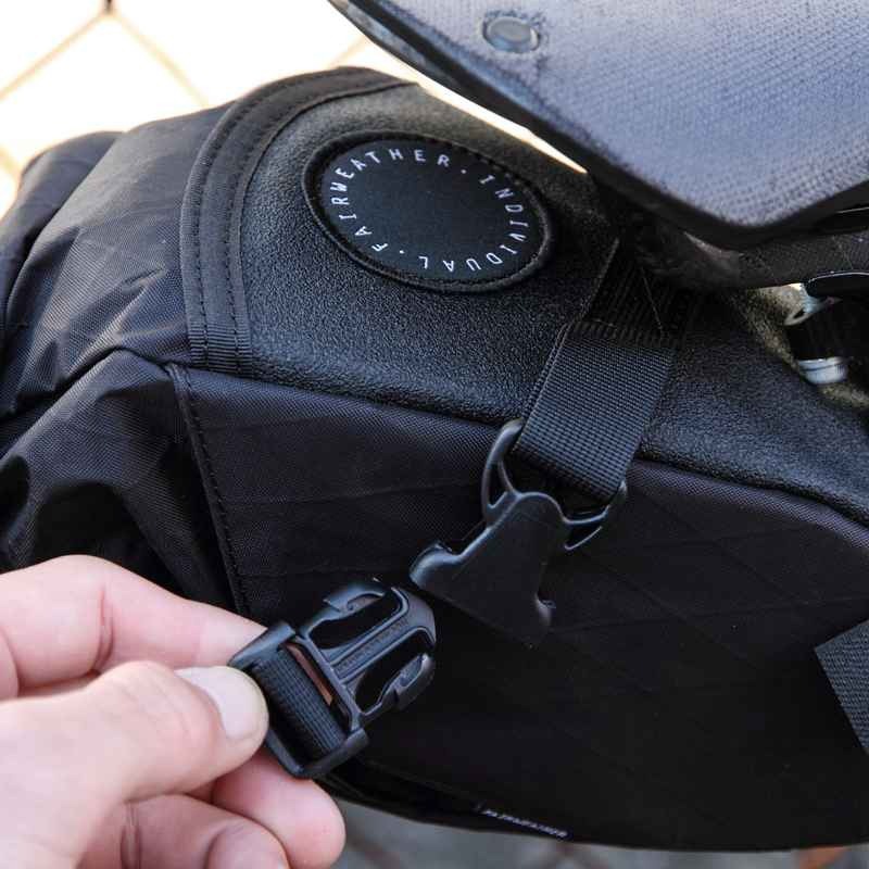 [最短当日出荷] FAIRWEATHER seat bag mini ecopak/black [フェアウェザー]