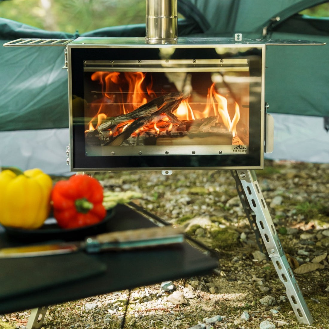 Mt.SUMI アウトドア薪ストーブ オーラ FG ステンレス [マウントスミ]