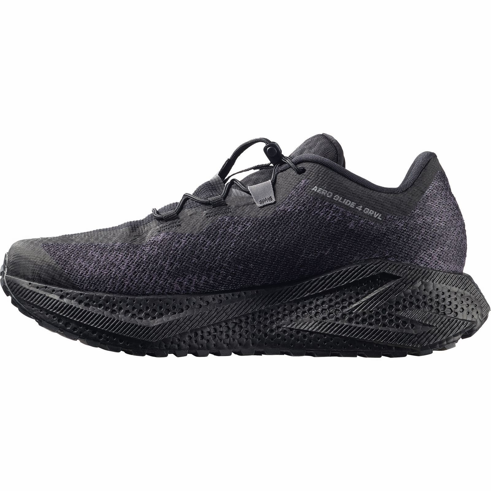 SALOMON AERO GLIDE 4 GRVL BLACK/ASPHALT/BLACK [サロモン]