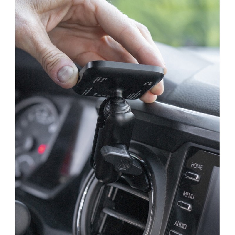 Peak Design ワイヤレス チャージング カー マウント 20mm ボール アダプター Qi2 ブラック [ピークデザイン]