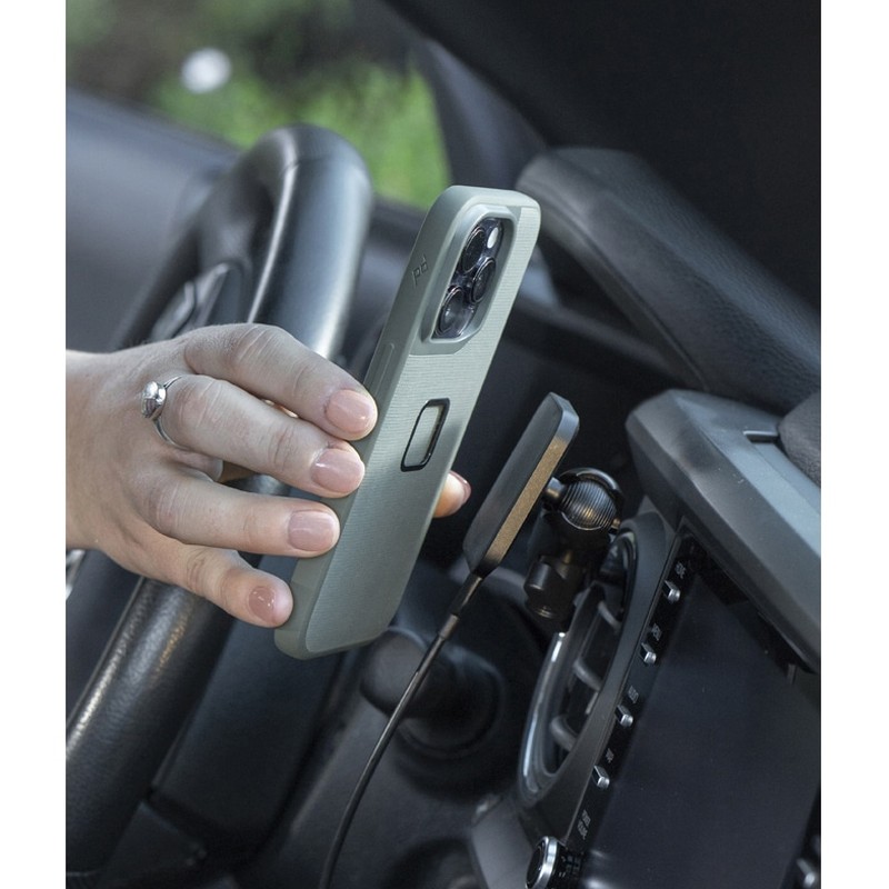 Peak Design ワイヤレス チャージング カー マウント 20mm ボール アダプター Qi2 ブラック [ピークデザイン]