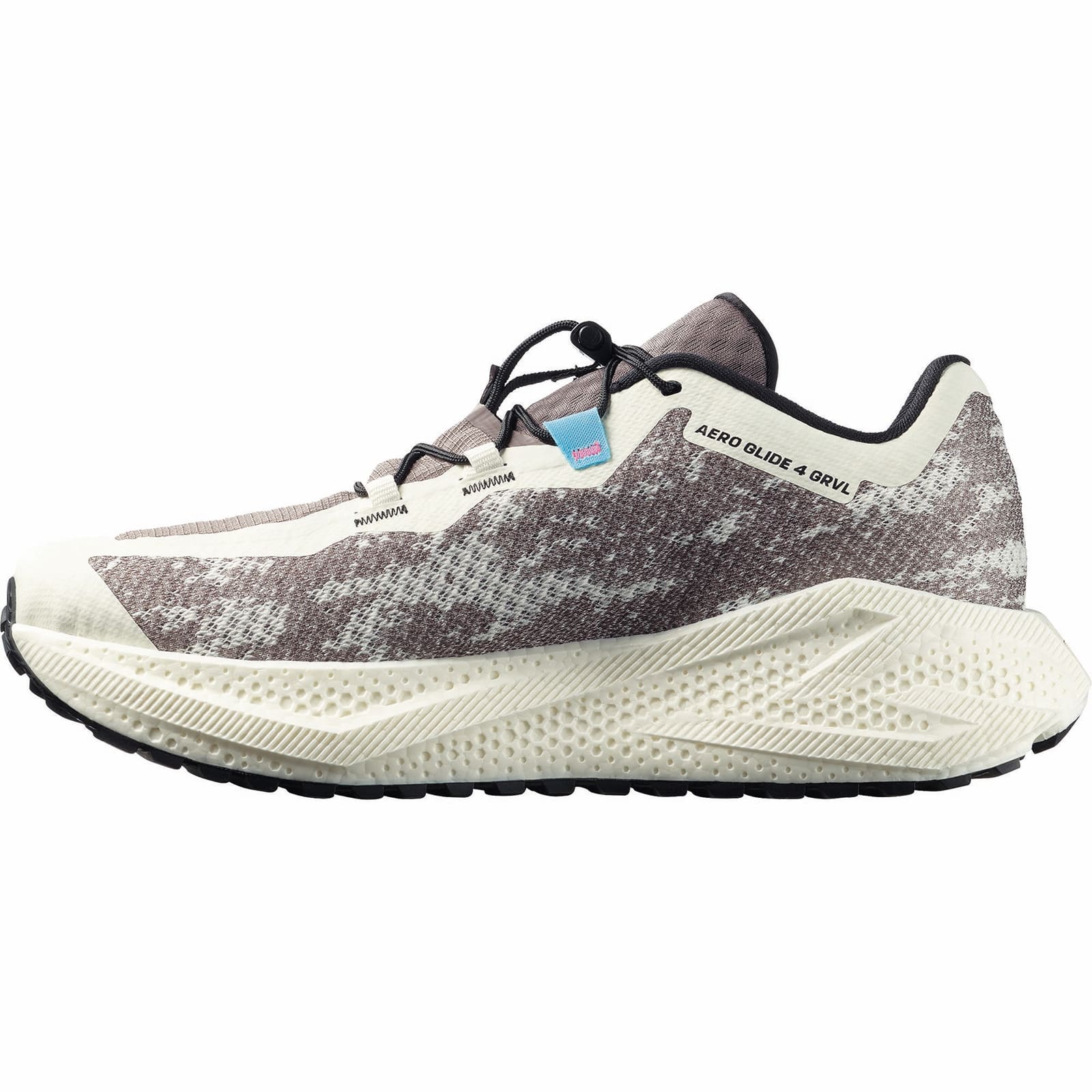 SALOMON AERO GLIDE 4 GRVL VANILLA ICE/BLACK/IRON [サロモン]