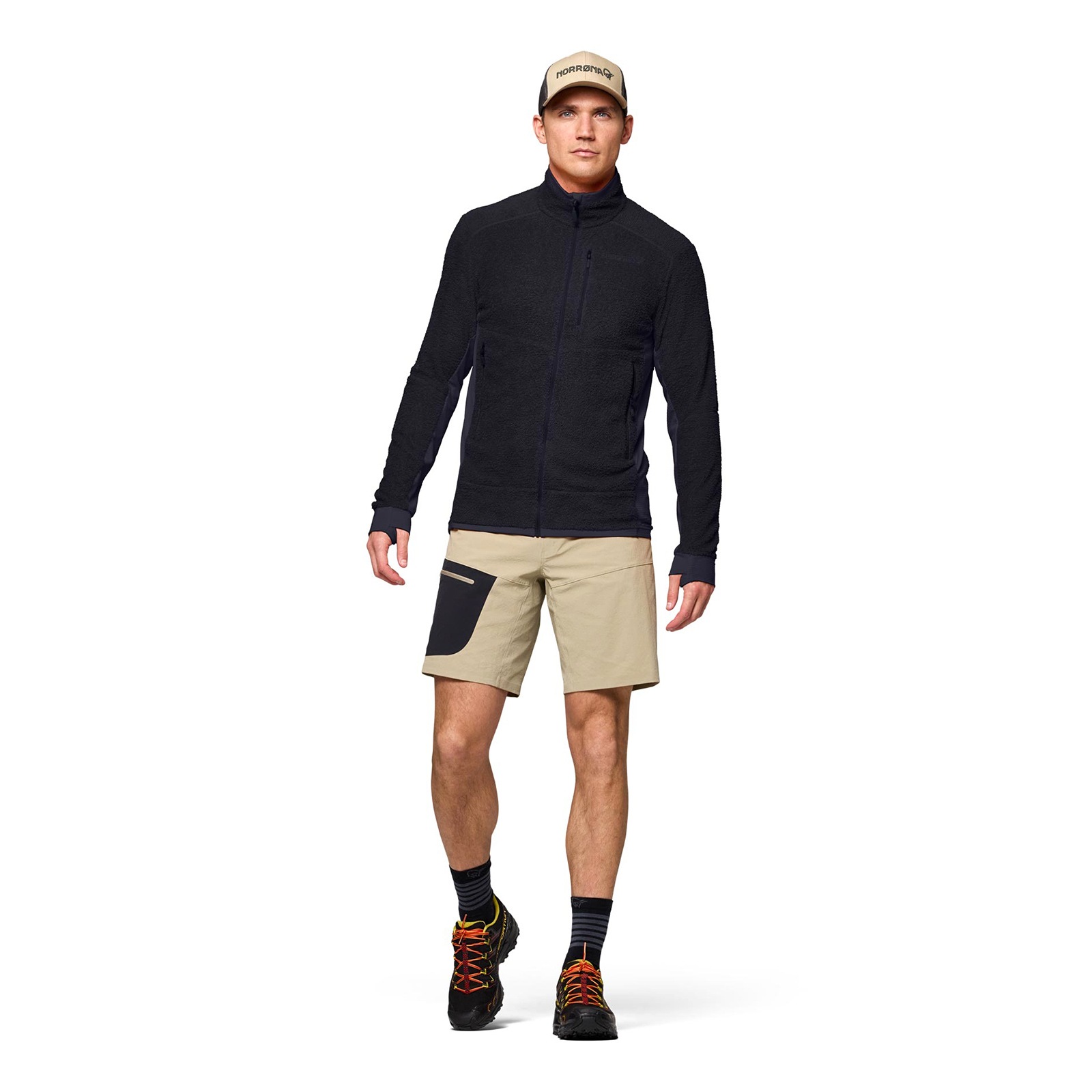 [当日出荷可][20%OFF] NORRONA falketind warm1 active Jacket M's Caviar [ノローナ]