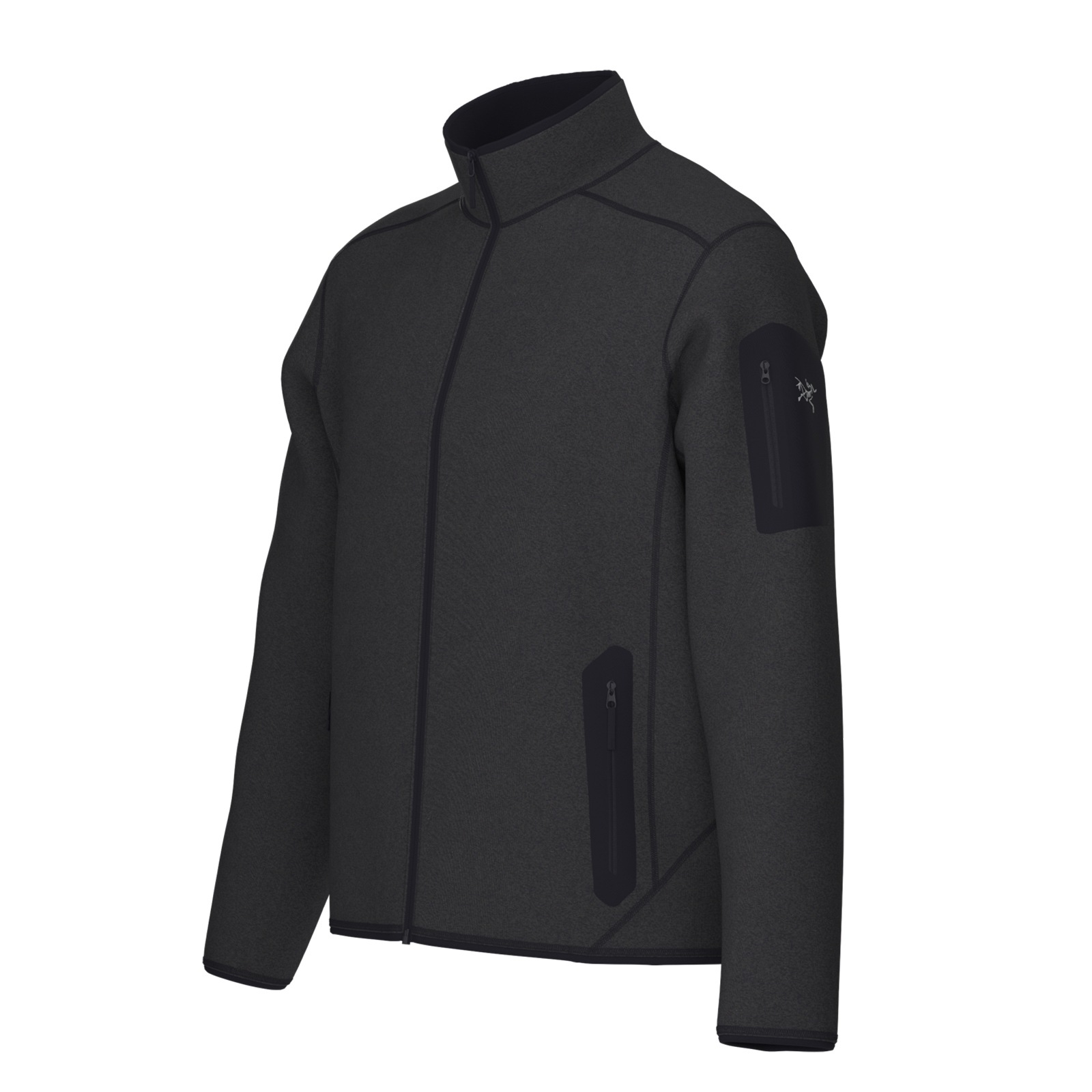 ARC'TERYX Covert Cardigan Mens Black Heather [アークテリクス]
