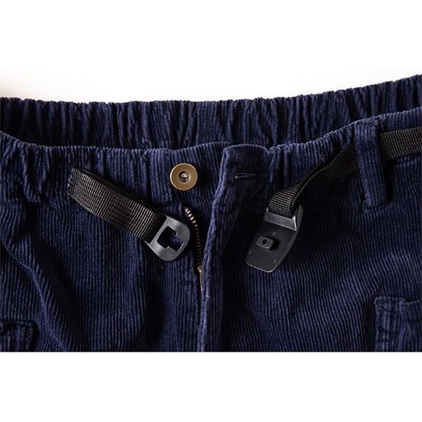 Grip Swany Jog 3D Corduroy Wide Camp Pants Navy [グリップスワニー]