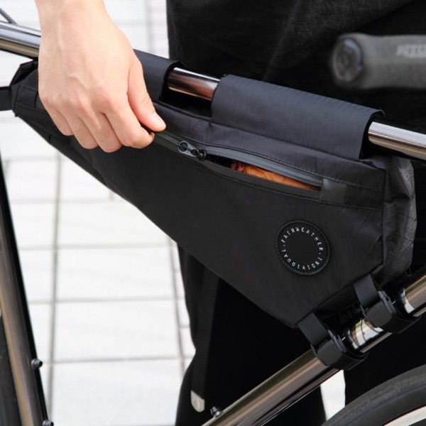 ハンドメイド　上下分割フルフレームバッグ　X-PAC Cブラウン　フレーム49 ハンドメイド 上下分割フルフレームバッグ X-PAC Cブラウン フレーム49