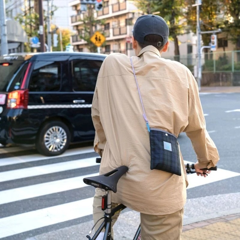 BLUE LUG mini sacoche x-pac grey/cyan [ブルーラグ]