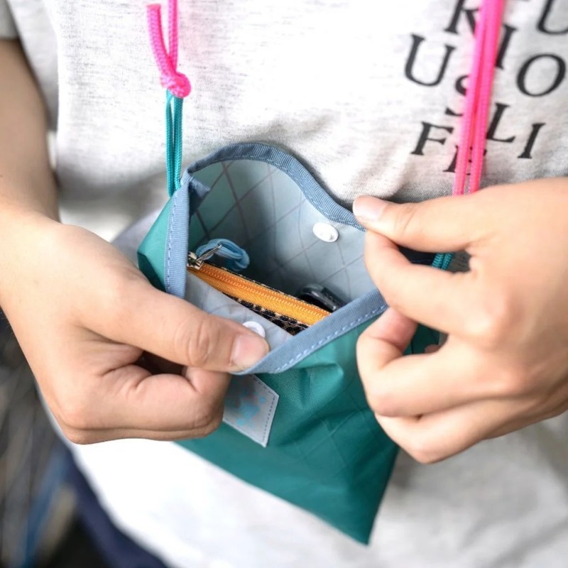 BLUE LUG mini sacoche x-pac grey/cyan [ブルーラグ]