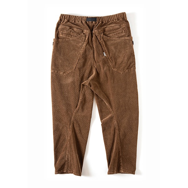 Grip Swany Jog 3D Corduroy Wide Camp Pants Walnuts [グリップスワニー]