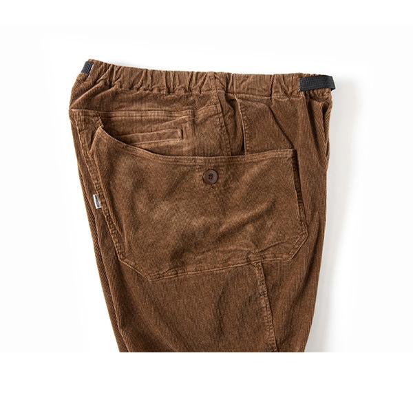 Grip Swany Jog 3D Corduroy Wide Camp Pants Walnuts [グリップスワニー]