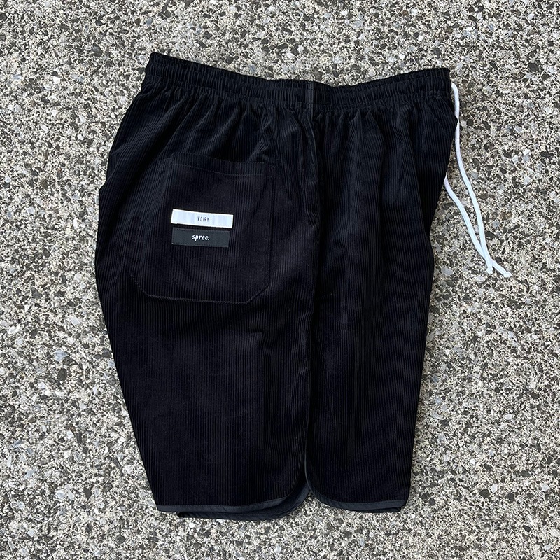 [当日出荷可][50%OFF] &NUT Spree CORDS&SHORTS blk [アンドナット]