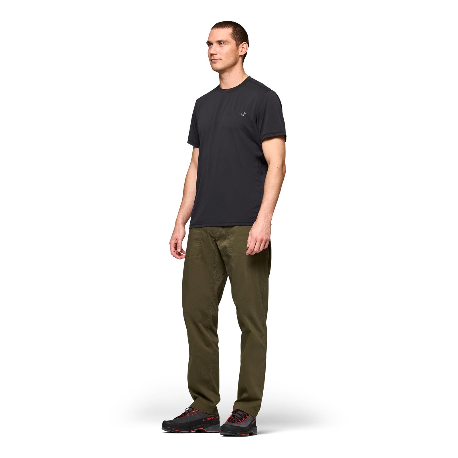 [当日出荷可][20%OFF] NORRONA femund tech T-shirt M's Caviar [ノローナ]