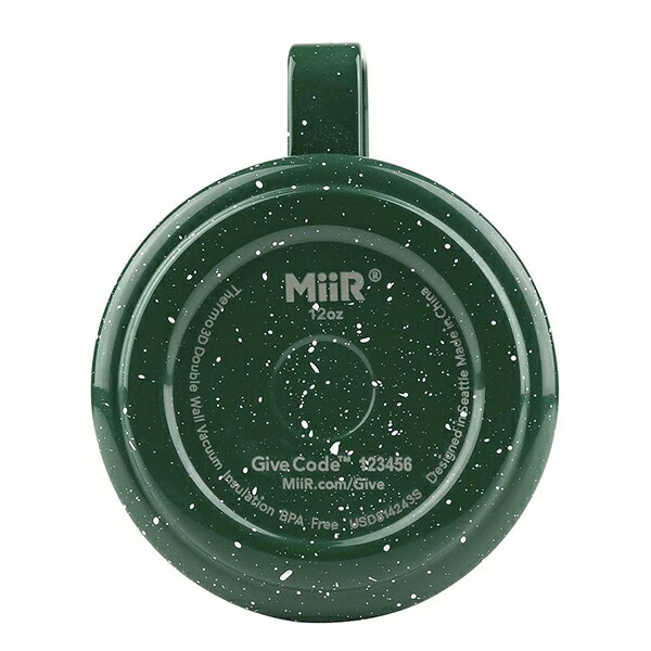 MiiR Camp Cup 12oz (354ml) Green Speckle [ミアー]