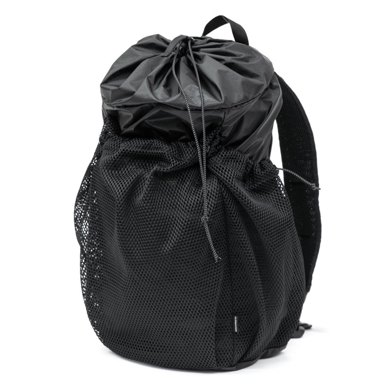 [当日出荷可] FAIRWEATHER packable pack cordura rip/black [フェアウェザー]