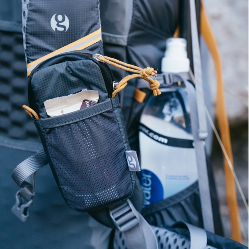 [最短当日出荷] Gossamer Gear Shoulder Strap Pocket-Medium Grey [ゴッサマーギア]