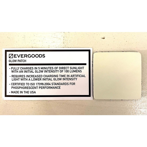 [当日出荷可] EVERGOODS Glow Patch Glow [エバーグッズ]