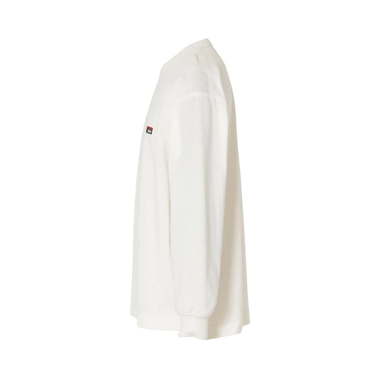 NANGA ECO HYBRID BOX LOGO EMBROIDERY L/S TEE WHT [ナンガ]