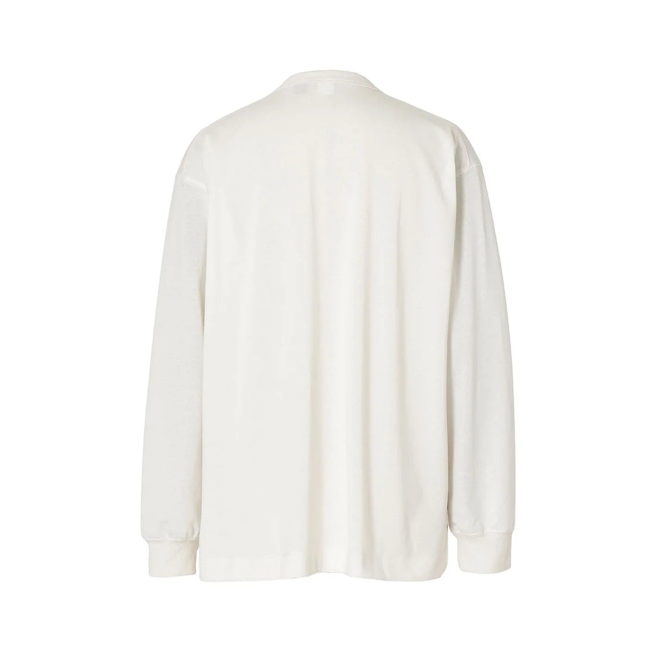 NANGA ECO HYBRID BOX LOGO EMBROIDERY L/S TEE WHT [ナンガ]