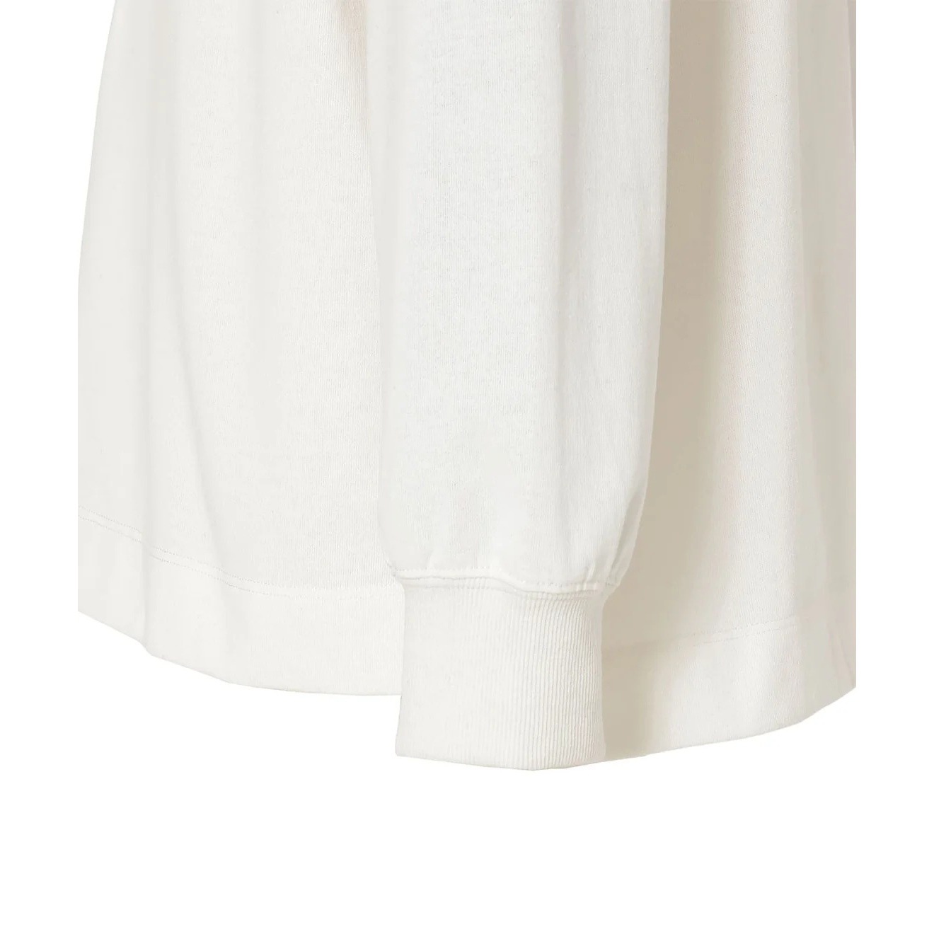 NANGA ECO HYBRID BOX LOGO EMBROIDERY L/S TEE WHT [ナンガ]