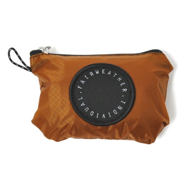 FAIRWEATHER packable sacoche camel [フェアウェザー]