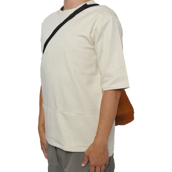 FAIRWEATHER packable sacoche camel [フェアウェザー]