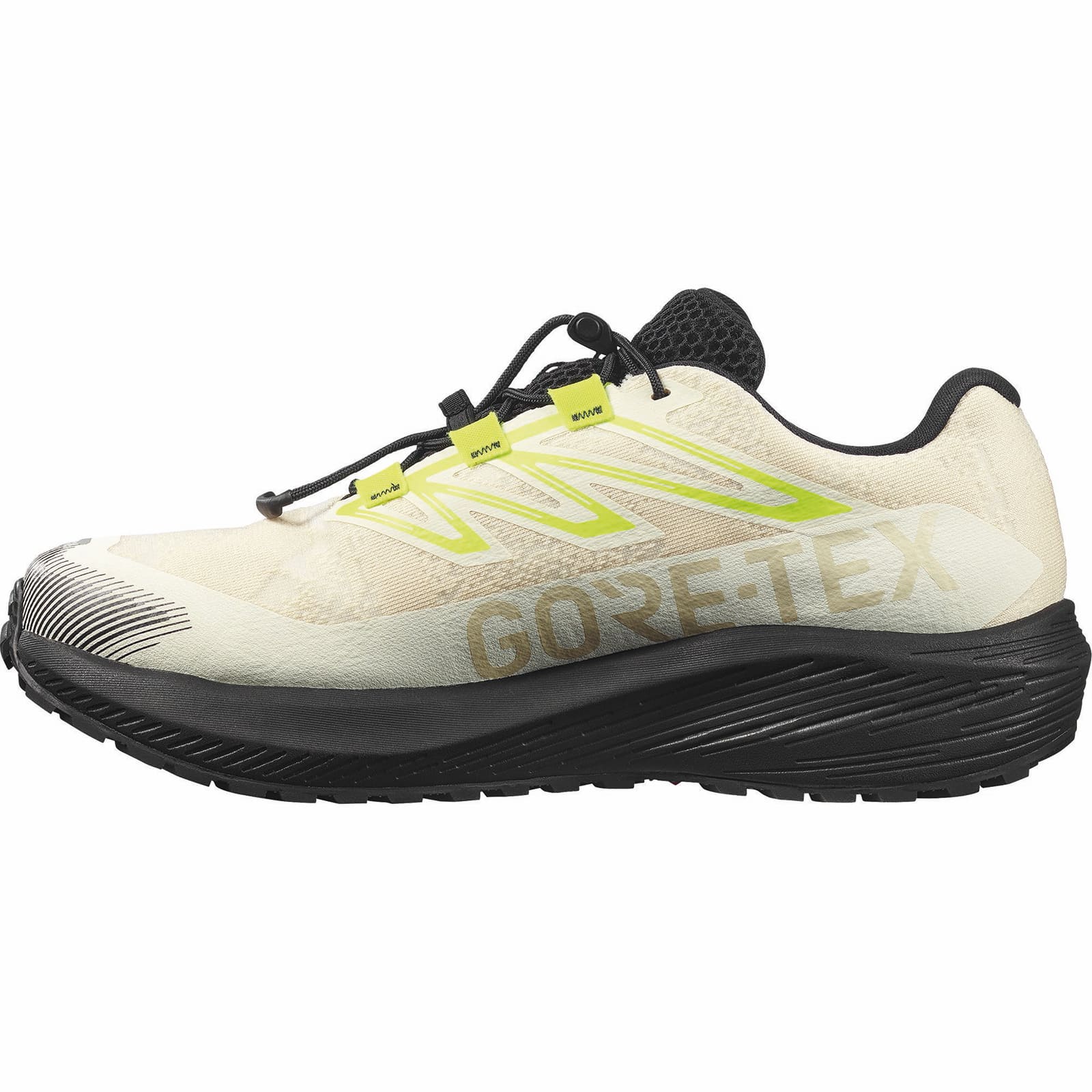 SALOMON AERO FLOW GRVL GTX VANILLA ICE/BLACK/ACID LIME [サロモン]