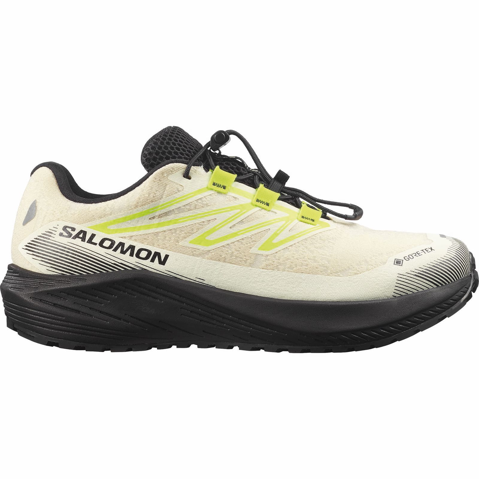 SALOMON AERO FLOW GRVL GTX VANILLA ICE/BLACK/ACID LIME [サロモン]