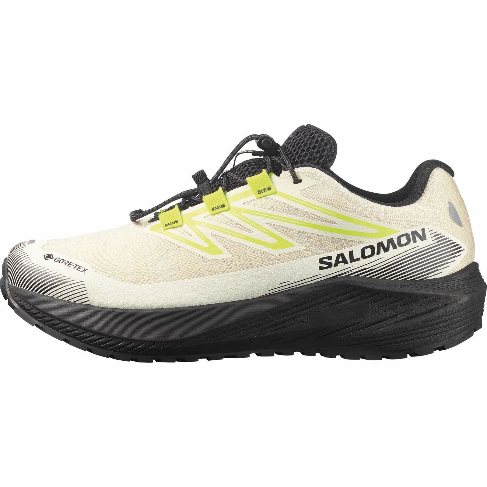 SALOMON AERO FLOW GRVL GTX VANILLA ICE/BLACK/ACID LIME [サロモン]