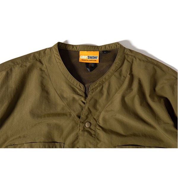 GRIP SWANY CAMPOVERALL DARKCOYOTE Ｌ Grip Swany Supplex Camp Shirt 3.0 Dark Coyote [グリップスワニー]