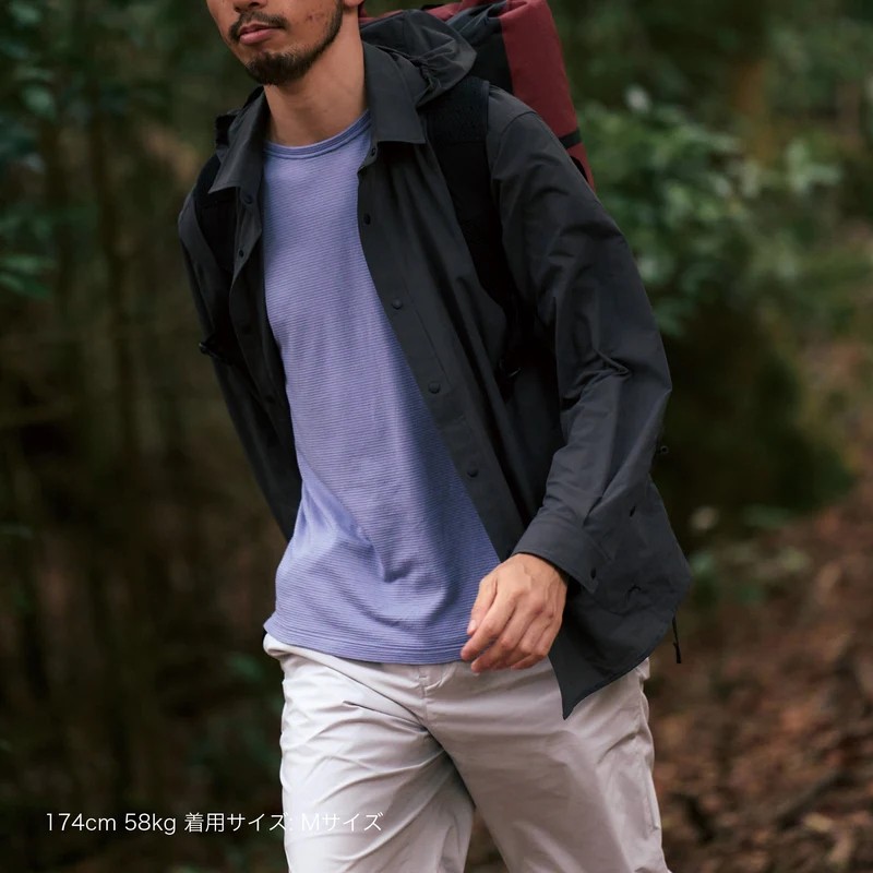 [当日出荷可] STATIC All Elevation L/S Shirts M's Abyss [スタティック]