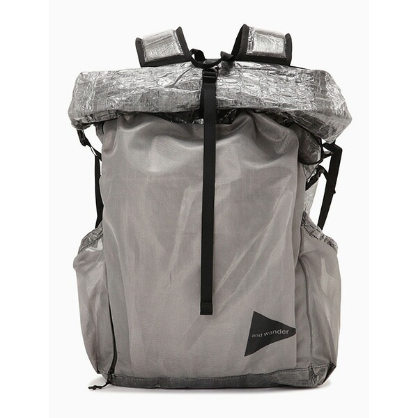and wander Dyneema backpack charcoal [アンドワンダー]